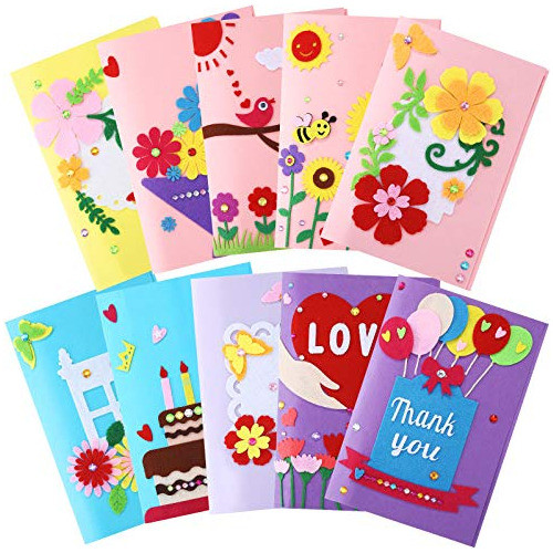 Kit Para Hacer Tarjetas De Felicitación De 10 Piezas Tarjeta 0