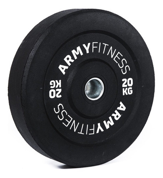 Army Disco Olímpico 20kg Bumper Caucho Reciclado 0