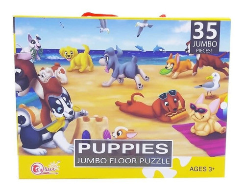 Rompecabezas Gigante Perros Mascotas Puzzle 35 Piezas 44x60 0