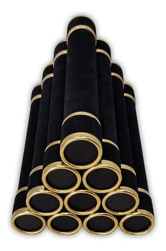 Kit 100 Canudos Para Formatura Graduação Preto Em Camurça 0