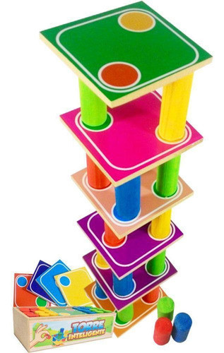 Jogo Torre Inteligente Estojo Maninho Artesanatos 0