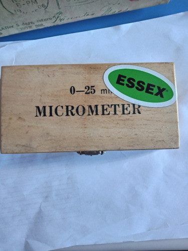 Micrometer Essex 0 - 25 Mm. 0