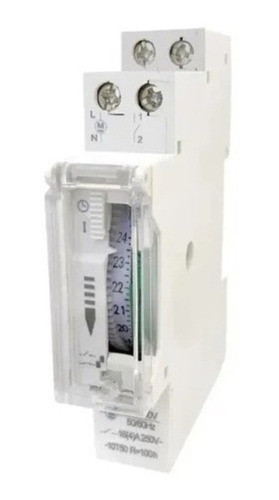 Timer Electrico Mecanico Para Riel Din Abra-sol 0