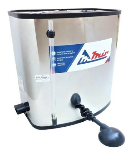 Calefón Eléctrico Mir Acero Inoxidable. 20l. 1m 0