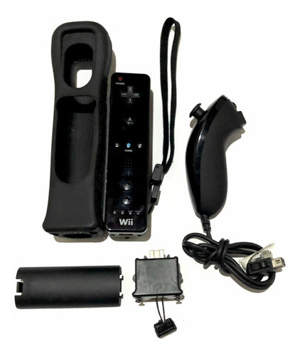 Kit Wiimote + Nunchuk + Motion Plus + Correa + Protector 0