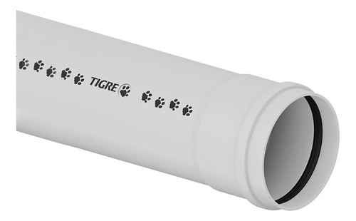 Caño Desague Cloacal Oring 50mm X 4 Mts Tigre Junta Elastica 0