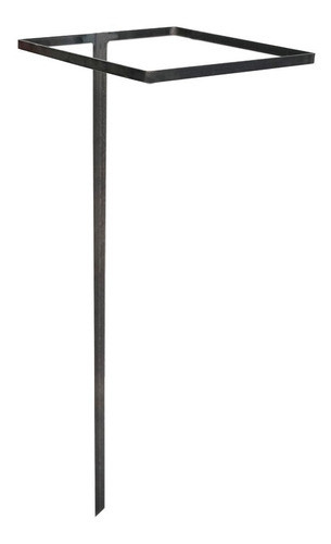 Portabolsa Basura Portátil Tacho Clavar Sin Pintar Oxidará 0