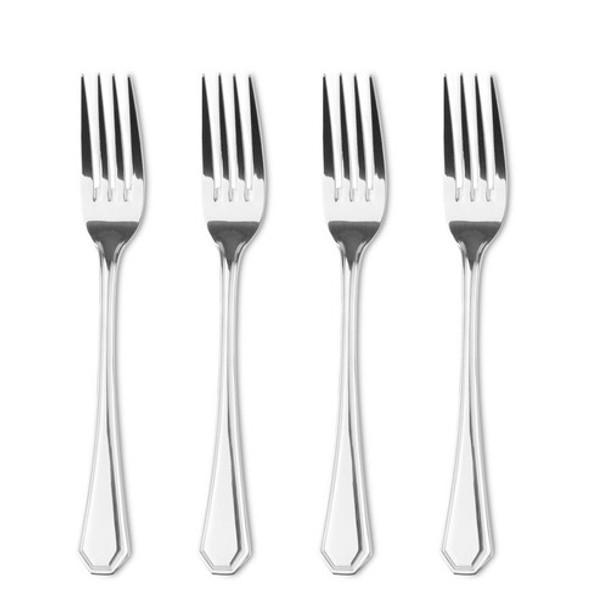 4 Tenedores Postre Cubiertos Volf Carat Acero Inoxidable 0