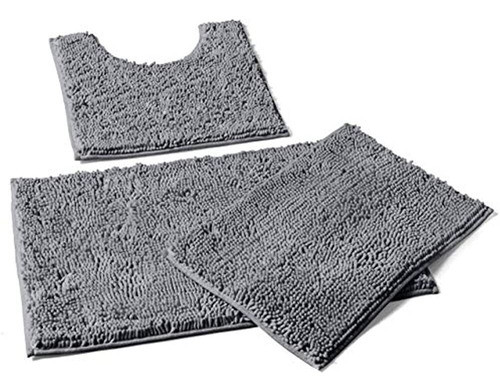 Juego De Alfombras De Baño De 3 Piezas, Incluye Alfombra De 0