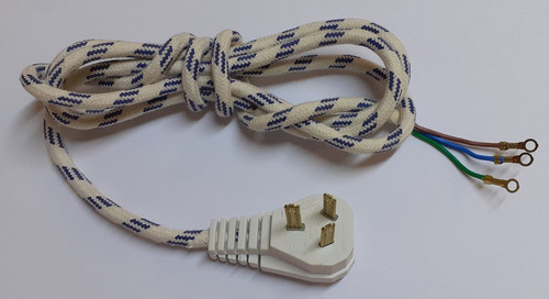 Cable De Plancha 1.80m Con Ficha 3 Patas Universal 0