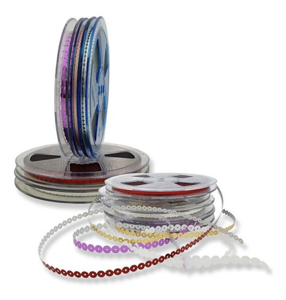 Lentejuela Textil Termoadhesiva Sin Hilo X Metro 5mm Moritzu 0 Lentejuela Textil Termoadhesiva Sin Hilo X Metro 5mm Moritzu 0