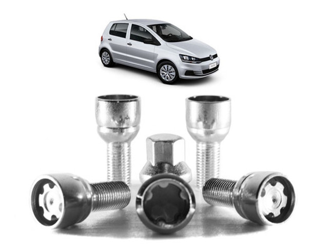 Tuercas Bulones De Seguridad Antirrobo P/ Volkswagen Fox 0