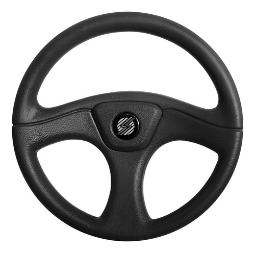 Volante Náutico Superflex 325 Mm Emborrachado Preto P/ Barco 0