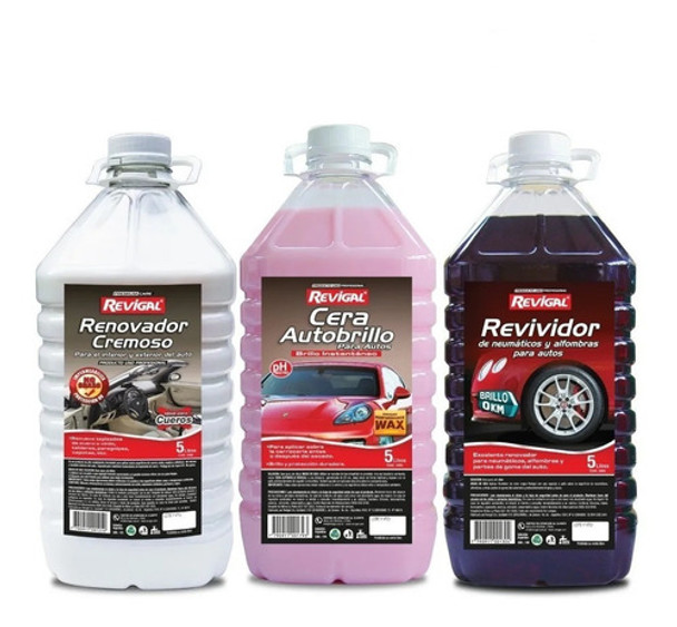 Renovador Cremoso Cera Autobrillo Y Revividor X 5 L Revigal 0 Renovador Cremoso Cera Autobrillo Y Revividor X 5 L Revigal 0