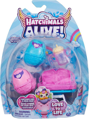 Hatchimals - 2 Personajes Y Cochecito De Paseo - Spin Master 0