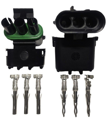 Set Conector/ficha Electricos 3pines, John Deere,caterpillar 0