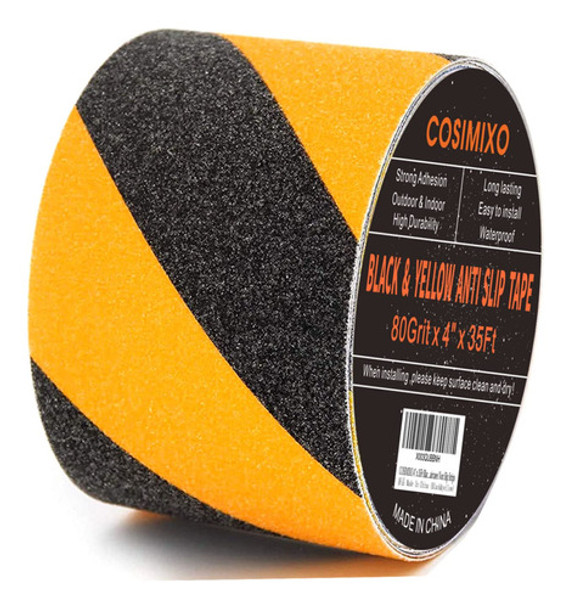 Cinta Antideslizante Adhesiva Impermeable 4 Pulgadas X 10m 0 Cinta Antideslizante Adhesiva Impermeable 4 Pulgadas X 10m 0