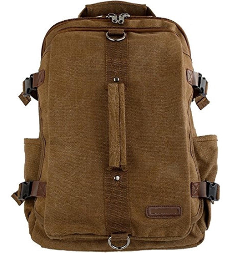 Mochila De Lona Montera Vintage Mochila Informal De Alto Des 0