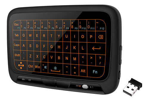 Teclado Sem Fio H18+ 2.4ghz Full Touchpad Luz De Fundo 0