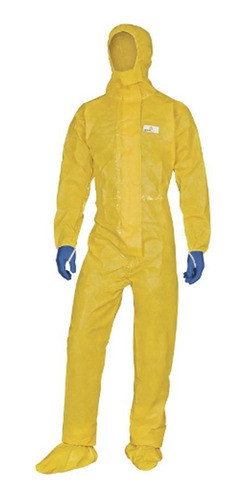 Mameluco Overol C/ Capucha T. L Amarillo Delta Plus Quimicos 0