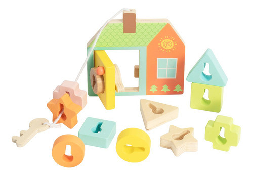 Cerrando Puertas Juego Madera Interactivo Infantil- Lebebot 0