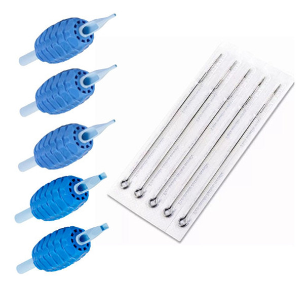 Kit Biqueiras + Agulhas  Traço Pintura Tatuagem - Tattoo 0