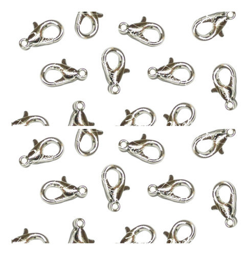 100 Mosquetones Para Pulseras  (insumos Bijouterie) 0