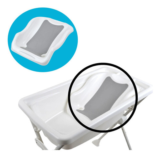 Redutor Assento P/ Banheira Bebe Plastica Branco Burigotto 0