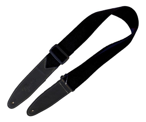 Correa Guitarra Bajo Cinta De 5 Cm Tijuana T215 Negra 0