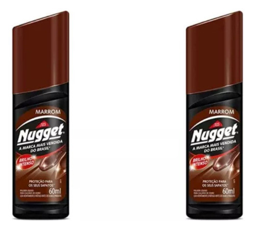 Kit C/2 Nugget Líquido Marrom 60ml 0