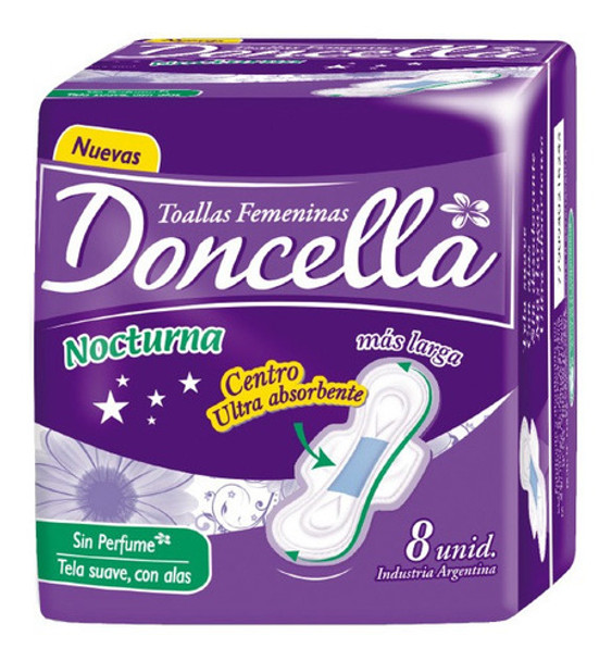 10 Doncella Toalla Pocket Nocturna X 8 0 10 Doncella Toalla Pocket Nocturna X 8 0