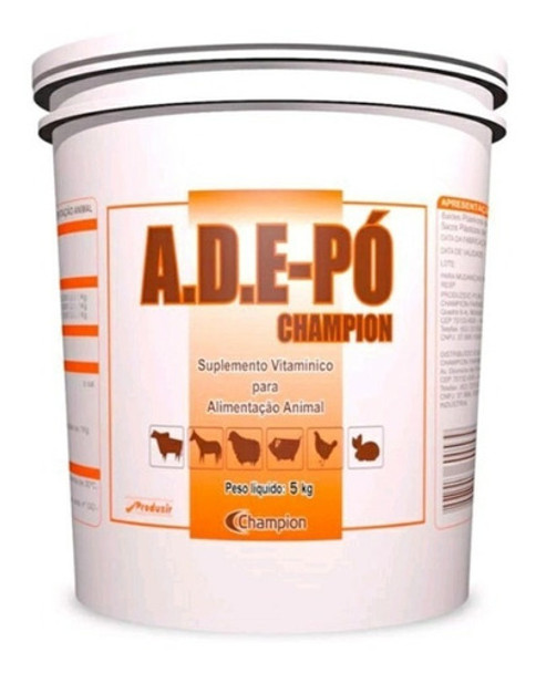 Ade Em Pó Champion Suplemento Para Engordar Bezerro Boi 5kg 0