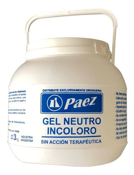 Gel Base Neutro 3kg 0