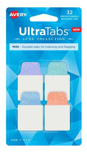 Banderita Reposicionable Avery Ultra Tab Glitter Mini 0