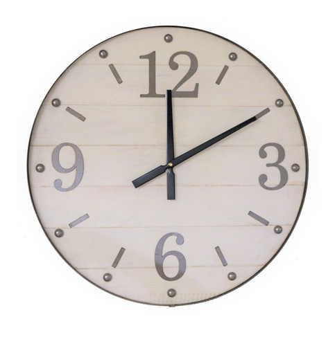 Reloj Grande Vintage Tipo Industrial De 40 Cm- Marca Utila 0