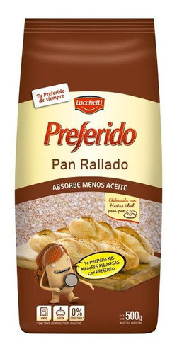 Pack X 3 Unid Pan Rallado   500 Gr Preferido Pan Ral Pro 0