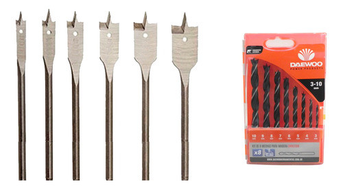 Mechas Paleta Kit Mechas Daewoo Para Madera Carpintero 0