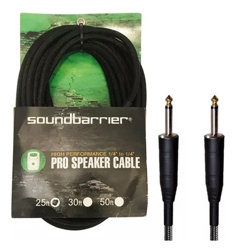 Cable Para Parlante Bafle Plug-plug Profesional Mallado 0