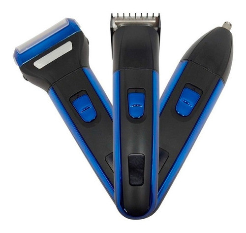 Maquina Corta Pelo Barba Recortador De Nariz Con Accesorios 0
