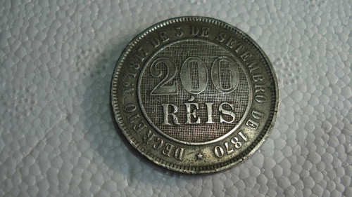 Moneda De 200 Reales 1889 Impecable 0
