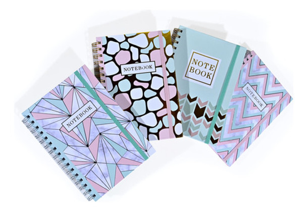 Libreta A5 Tapa Dura Diseño Flechas - Goldin Papelería 0