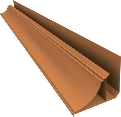 Perfil Perimetral Moldura Pvc  Ocre X 6mts 0