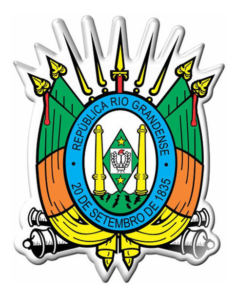 Adesivo Brasão Rio Grande Do Sul Relevo Caminhão Bd9 Fgc 0 Adesivo Brasão Rio Grande Do Sul Relevo Caminhão Bd9 Fgc 0