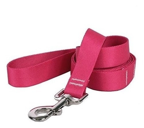 Yellow Dog Design Magenta Simple Solid Dog Leash 0