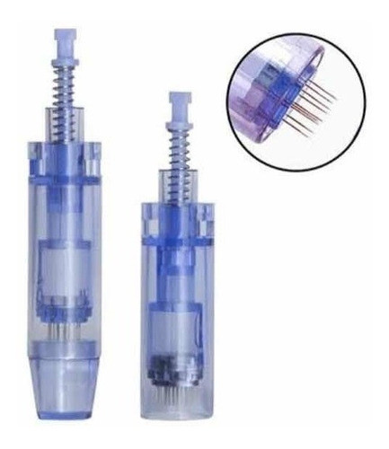 10 Cartuchos Dermapen 12 Agulhas Baioneta Mym Dr Pen M5 M7 0