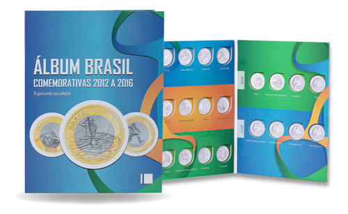 1  Álbum Moedas Comemorativas Jogos Olímpicos Barato 0