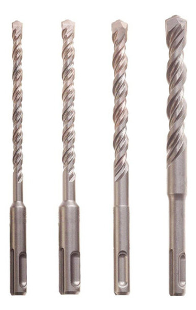 Juego De Brocas Rannb Martillo Rotatorio 5 Puntas Sds Plus 0