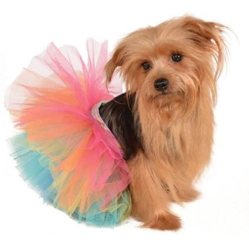 Rubies Pet Tutu, Rainbow, Smallmedium 0