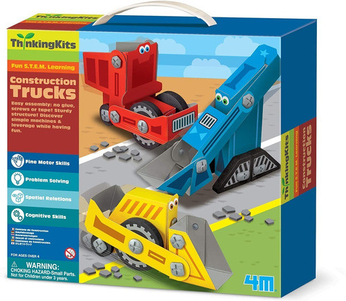 4m Kit De Manualidades Construccion Trucks 0
