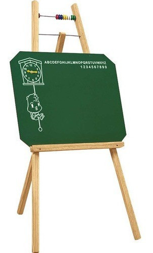 Lousa Infantil Quadro C/alfab./relogio/cont. 0